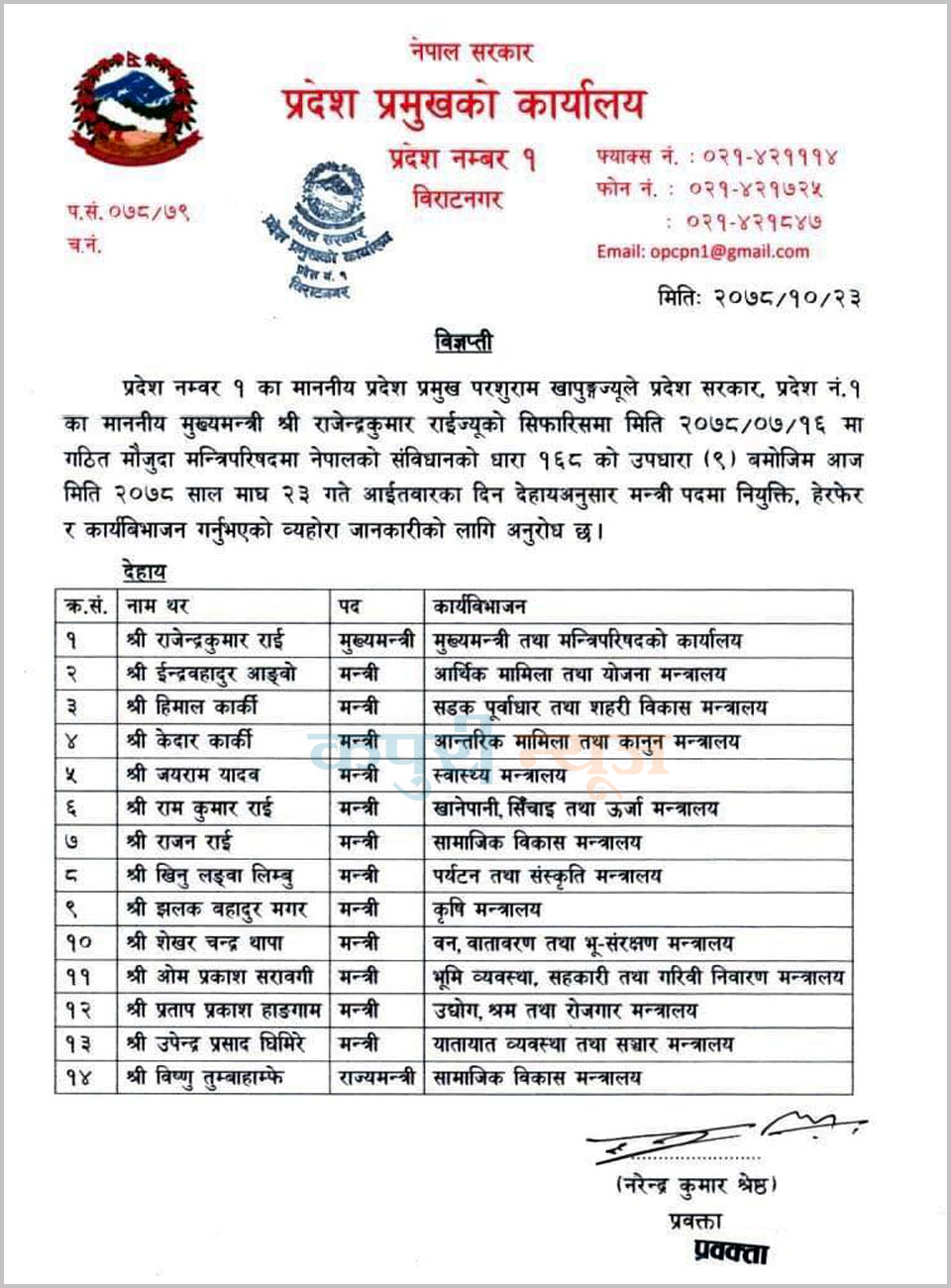 Mantri-namlist