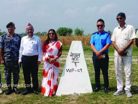 सीमाक्षेत्रमा चोरी तस्करी नियन्त्रण गर्न प्रजिअ पाण्डेको टोलीद्वारा अनुगमन