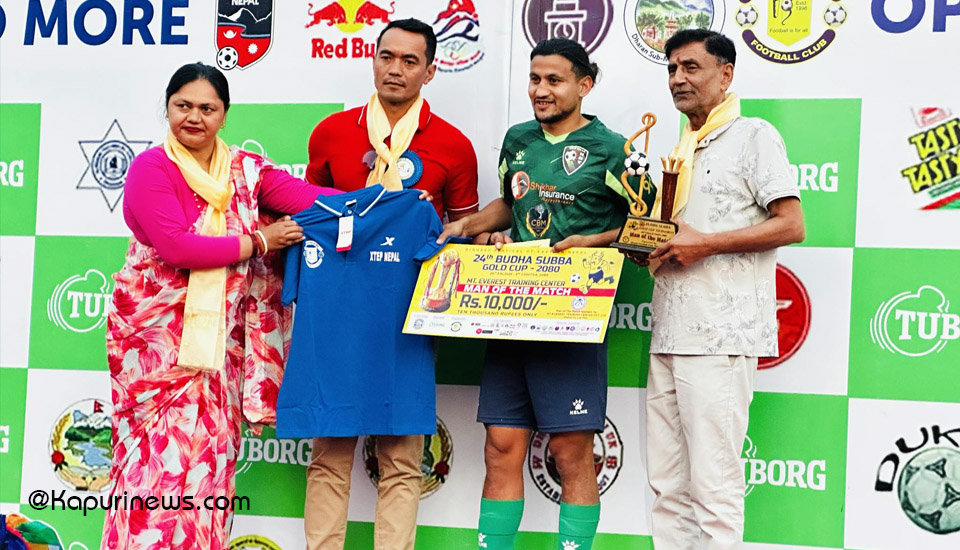 Man of the match 24th budhasubba