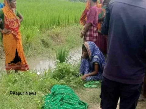 मोरङको रंगेलीमा चट्याङ लागेर एक महिलाको मृत्यु,एक घाईते 