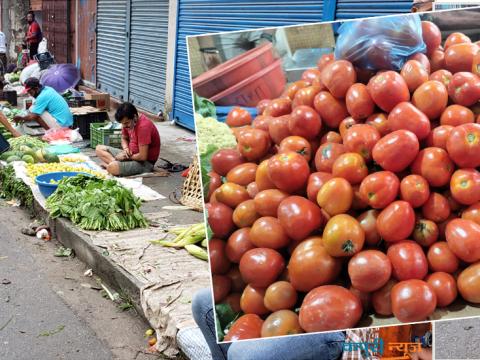 धरानमा दैनिक २० टन गोलभेँडा खपत, नेपाली उत्पादनले नपुग्दा भारतीय गोलभेँडा बजारमा