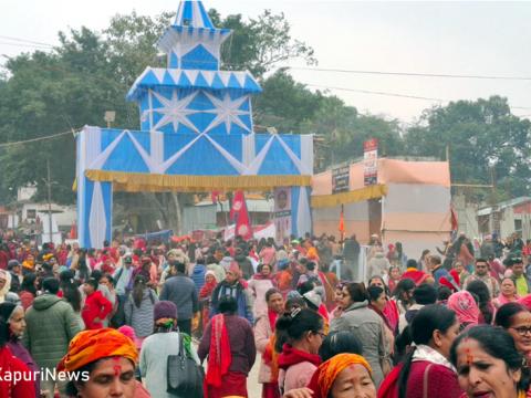 देवघाट महामहोत्सवमा ३ लाख तीर्थयात्रीहरूद्वारा स्नान