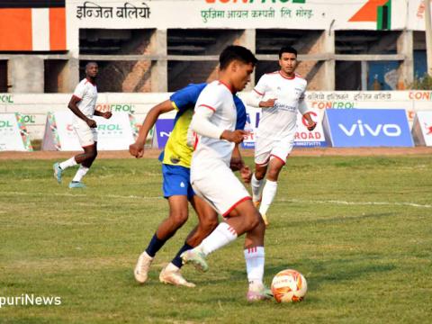 इटहरी गोल्डकप : चर्च ब्वाइजलाई हराउँदै धरान सेमिफाइनलमा