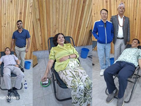 सुनसरी उद्योग वाणिज्य सङ्घको रक्तदान : ५४ पिन्ट रगत सङ्कलन