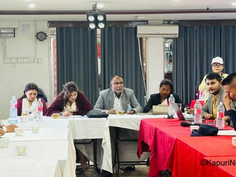 सनसरिमा प्रेस तथा अभिव्यक्ति स्वतन्त्रता पक्षधरको ‘फ्री मिडिया नेटवर्क’ गठन सनसरिमा प्रेस तथा अभिव्यक्ति स्वतन्त्रता पक्षधरको ‘फ्री मिडिया नेटवर्क’ गठन