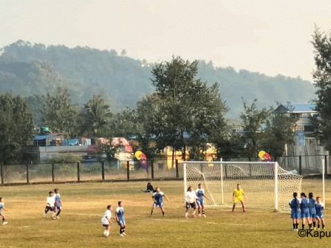 उद्घाटन खेलमा वडा १७ विजयी