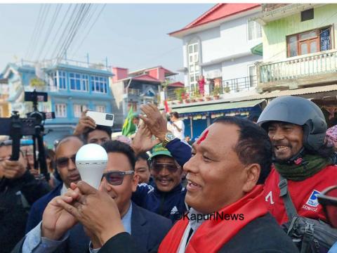 धरानको विद्युत् आपूर्ति,पूर्वाधार र विकास उज्यालो नेपाल पार्टीबाट मात्र सम्भव: कुलमान घिसिङ