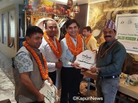 इटहरीमा हुने इस्टर्न ट्राभल मार्ट प्रवर्द्धनका लागि भारतका सहरहरूमा अन्तरक्रिया इटहरीमा हुने इस्टर्न ट्राभल मार्ट प्रवर्द्धनका लागि भारतका सहरहरूमा अन्तरक्रिया