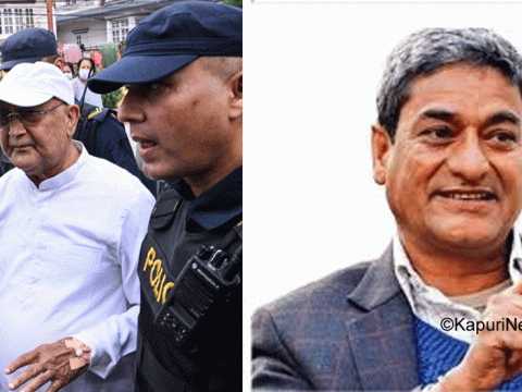 ओली र लेखकमाथि ‘गैर कानुनी गिरफ्तारी’ भएको एमाले धरानको दाबी ओली र लेखकमाथि ‘गैर कानुनी गिरफ्तारी’ भएको एमाले धरानको दाबी