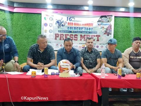 नयाँ वर्षको स्वागतमा इटहरी गोल्डकप  उद्घाटन खेलमा नाइजेरिया र सुन्दरहरैँचाको प्रतिस्पर्धा