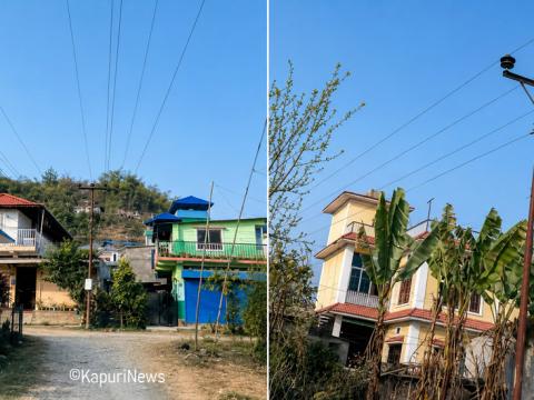 ९५० परिवार उच्च भोल्टेज प्रसारण लाइनको जोखिममुनि बस्न बाध्य