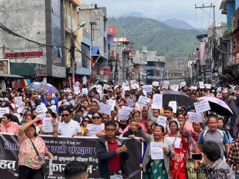 बालेन सरकारले डोजर आतङ्क नरोके आमहड्ताल गरिने सुकुम्वासीको चेतावनी