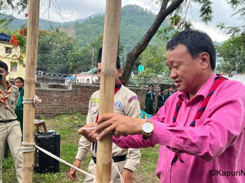 धरानमा विद्यार्थी नेतृत्व क्षमता विकास निम्ति स्काउटको ‘दल नायक’ तालिम 