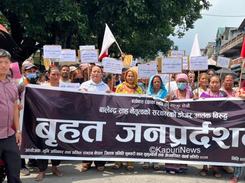‘एमाले–काँग्रेस सरकार हुँदा भूमिहीनको विधेयक संसदमा पास गर्न रास्वपाले साथ दिएको थिएन: सुकुम्वासी नेता तामाङ’