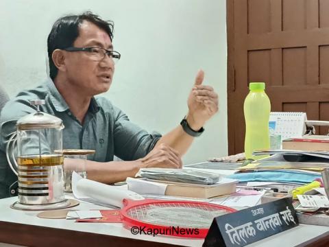 भानुचौकको भिडभाड अन्त्य गर्न अपुग पूर्वाधार निर्माण गरी नयाँ बसपार्क सञ्चालन आवश्यक: तिलक राई भानुचौकको भिडभाड अन्त्य गर्न अपुग पूर्वाधार निर्माण गरी नयाँ बसपार्क सञ्चालन आवश्यक: तिलक राई