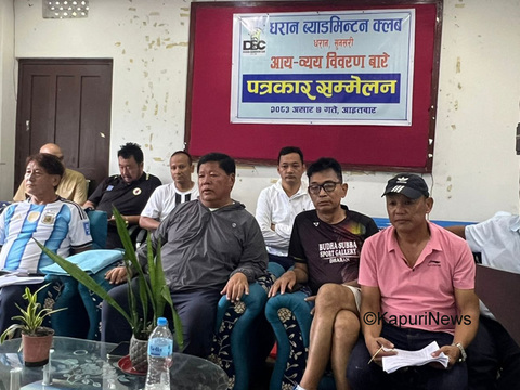 राष्ट्रिय ब्याडमिन्टन प्रतियोगिताको आयव्यय सार्वजनिक १ लाख ५९ हजार रुपैयाँ बचत
