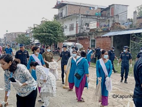 विश्व वातावरण दिवसको अवसरमा वराहक्षेत्रको चक्रघट्टीमा सरसफाई कार्यक्रम 