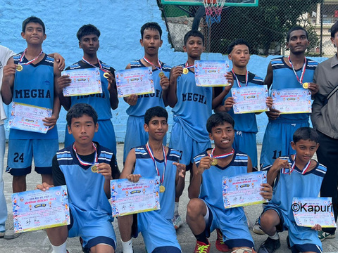 केके इन्टरनेशनललाई हराउँदै मेघा हिमालयन बास्केटबल च्याम्पियन