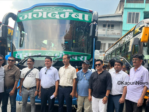 धरान–पोखरा रुटमा डेढ करोड लगानीको लक्जरी बस