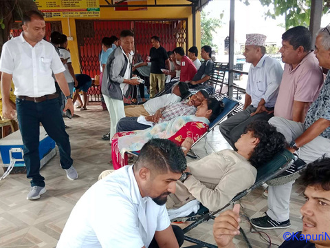 वराहक्षेत्रमा बिपी स्मृति दिवसको अवसरमा रक्तदान कार्यक्रम वराहक्षेत्रमा बिपी स्मृति दिवसको अवसरमा रक्तदान कार्यक्रम