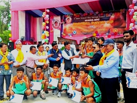 मेजर श्रवणकुमार लिम्बू स्मृति बास्केटबलको उपाधि प्रभातलाई,पाराडाइज उपविजेतामा सीमित मेजर श्रवणकुमार लिम्बू स्मृति बास्केटबलको उपाधि प्रभातलाई,पाराडाइज उपविजेतामा सीमित