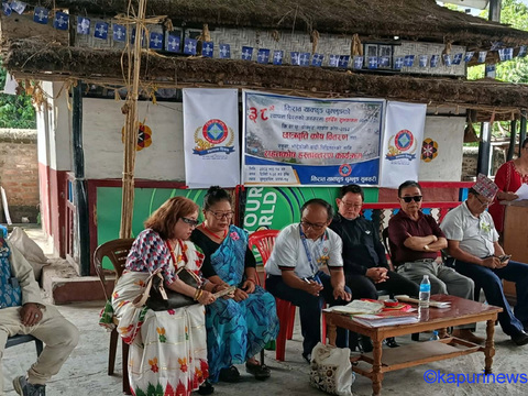 प्रधानमन्त्री उद्धार कोषका लागि किरात याक्थुङ चुम्लुङ सुनसरी धरानको ९६ हजार 